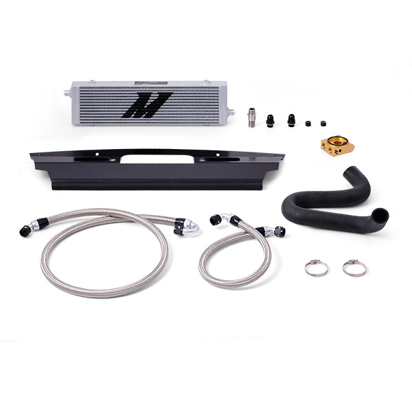 Mishimoto Ford Mustang GT Silver Oil Cooler Kit, 2015-2017 MMOC-MUS8-15T
