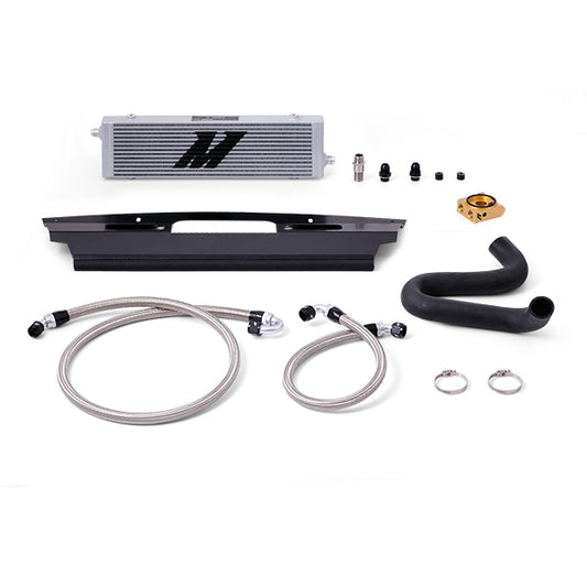 Mishimoto Ford Mustang GT Silver Oil Cooler Kit, 2015-2017 MMOC-MUS8-15T