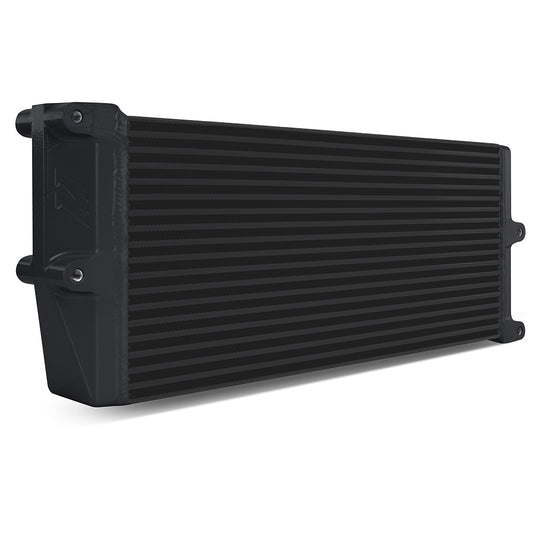 Mishimoto Universal Heavy-Duty Bar-and-Plate Oil Cooler, 17in Core, Opposite-Side Outlets MMOC-OO-17BK