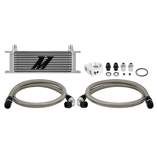 Mishimoto Universal Oil Cooler Kit, 13-Row, Silver MMOC-U13SL