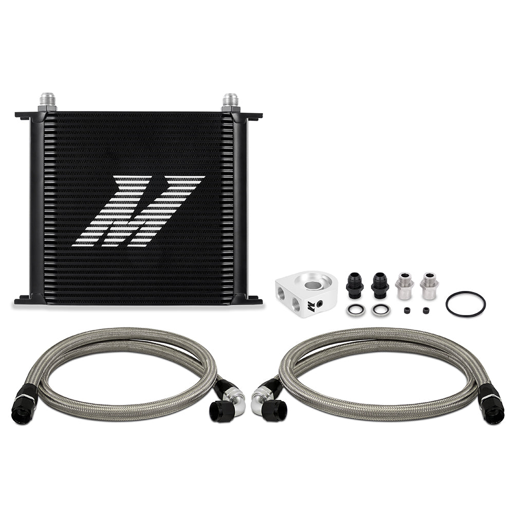 Mishimoto Universal Oil Cooler Kit, 34-Row MMOC-U34BK