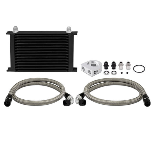 Mishimoto Universal 19 Row Oil Cooler Kit, Black MMOC-ULBK