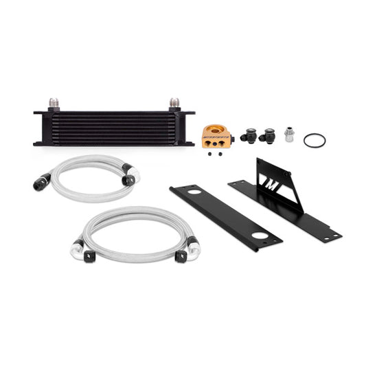 Mishimoto Subaru WRX and STI Thermostatic Oil Cooler Kit, Black, 2001-2005 MMOC-WRX-01TBK