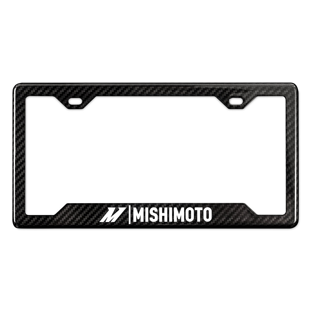 Mishimoto Carbon Fiber License Plate Frame, Gloss Carbon Fiber MMPROMO-FRAME-CF-G