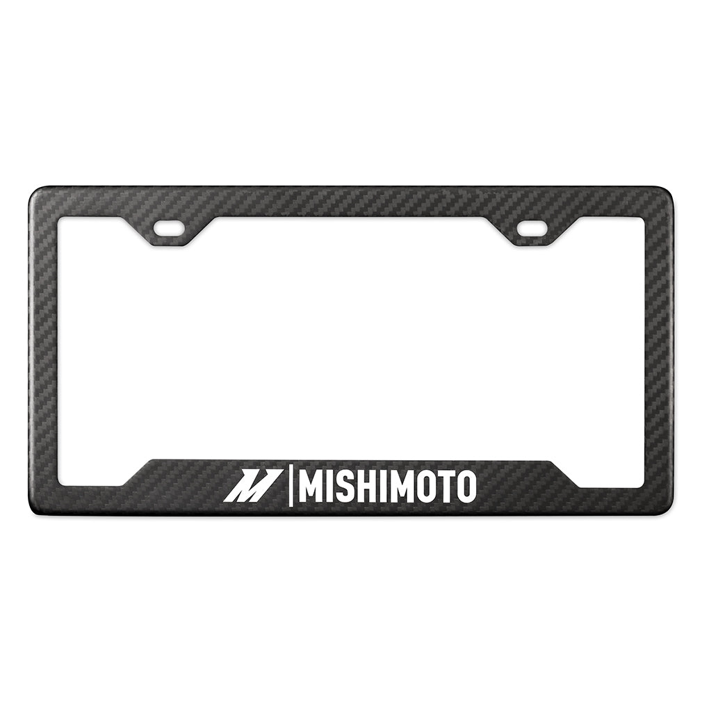 Mishimoto Carbon Fiber License Plate Frame, Matte Carbon Fiber MMPROMO-FRAME-CF-M