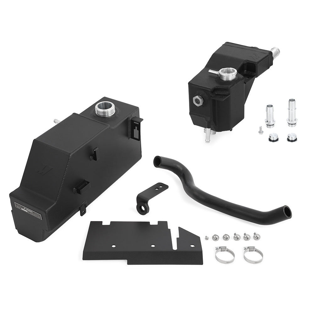 Mishimoto Degas Tank Kit, Fits 2011-2019 Ford 6.7L Powerstroke, Micro-Wrinkle Black MMRT-F2D-11KMWBK