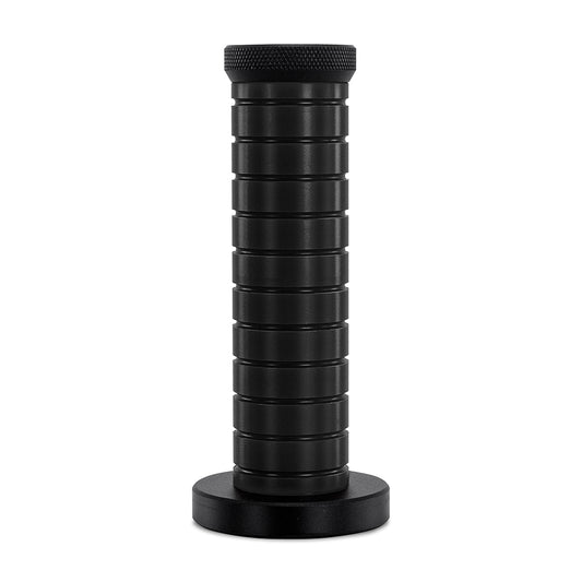Mishimoto Grip Shift Knob, Black Grip, Black Top and Bottom MMSK-BMXBKBK