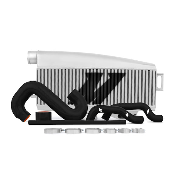 Mishimoto Subaru WRX/STI Perf. Top-Mount Intercooler Kit (silver w/ black pipe) 2002-2007 MMTMIC-WRX-01SLBK