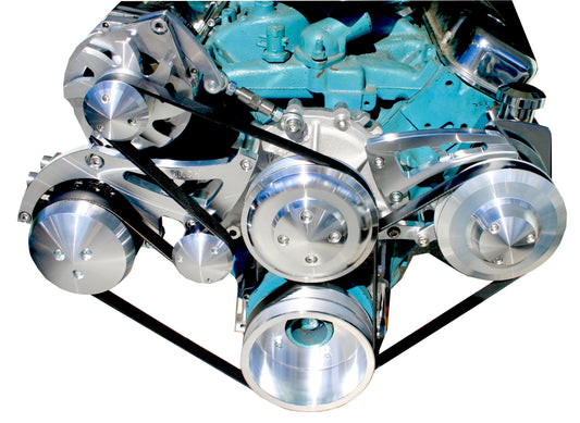 Pontiac 326-455 MID Mount Pulley Kit