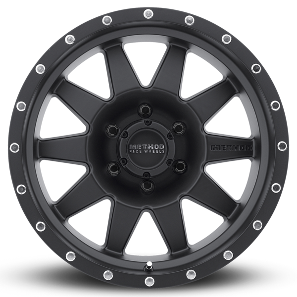 The Standard Model BOLT 301  18x9  5.75 Backspace/18mm Offset  94mm Hub Bore (Matte Black)