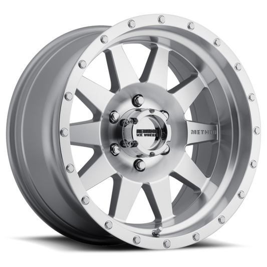 The Standard Model BOLT 301  18x9  5.75 Backspace/18mm Offset  131mm Hub Bore (Machined/Clear Coat)