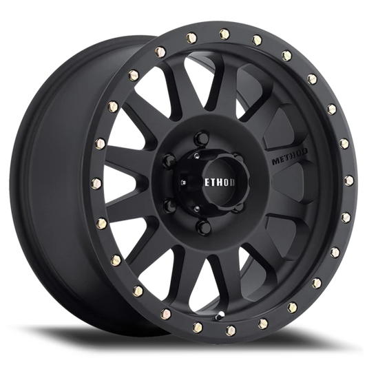 Double Standard Model BOLT 304/305  15x8  3.5 Backspace/-24mm Offset  83mm Hub Bore (Matte Black )