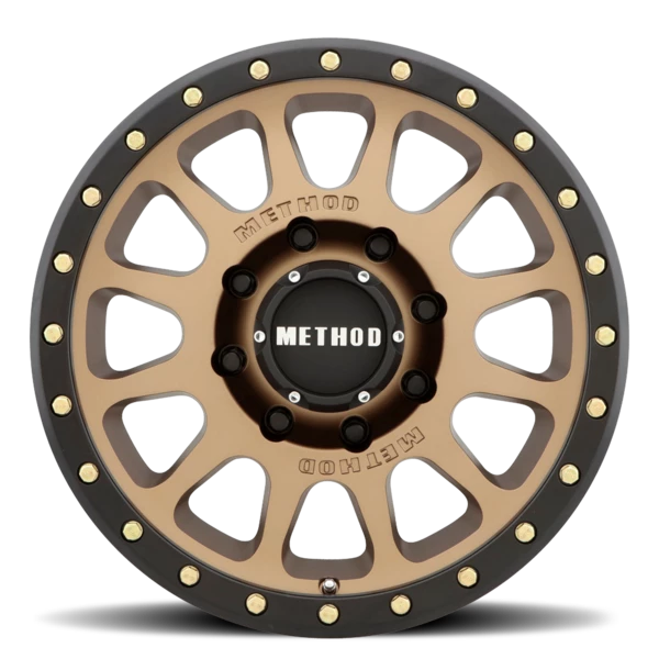 MR305 NV HD  18x9  +18mm Offset  8x170  130.81mm Centerbore  Method Bronze/Black Street Loc 