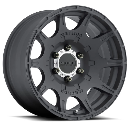 Roost Model N/A  18x9  5.75 Backspace/18mm Offset  110.5mm Hub Bore (Matte Black)