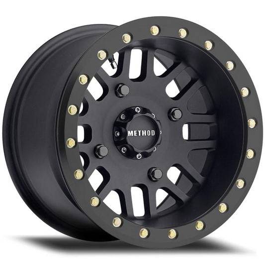 406 Model  15x8  4.3in Backspace / -2mm Offset  132mm Hub Bore (Matte Black)