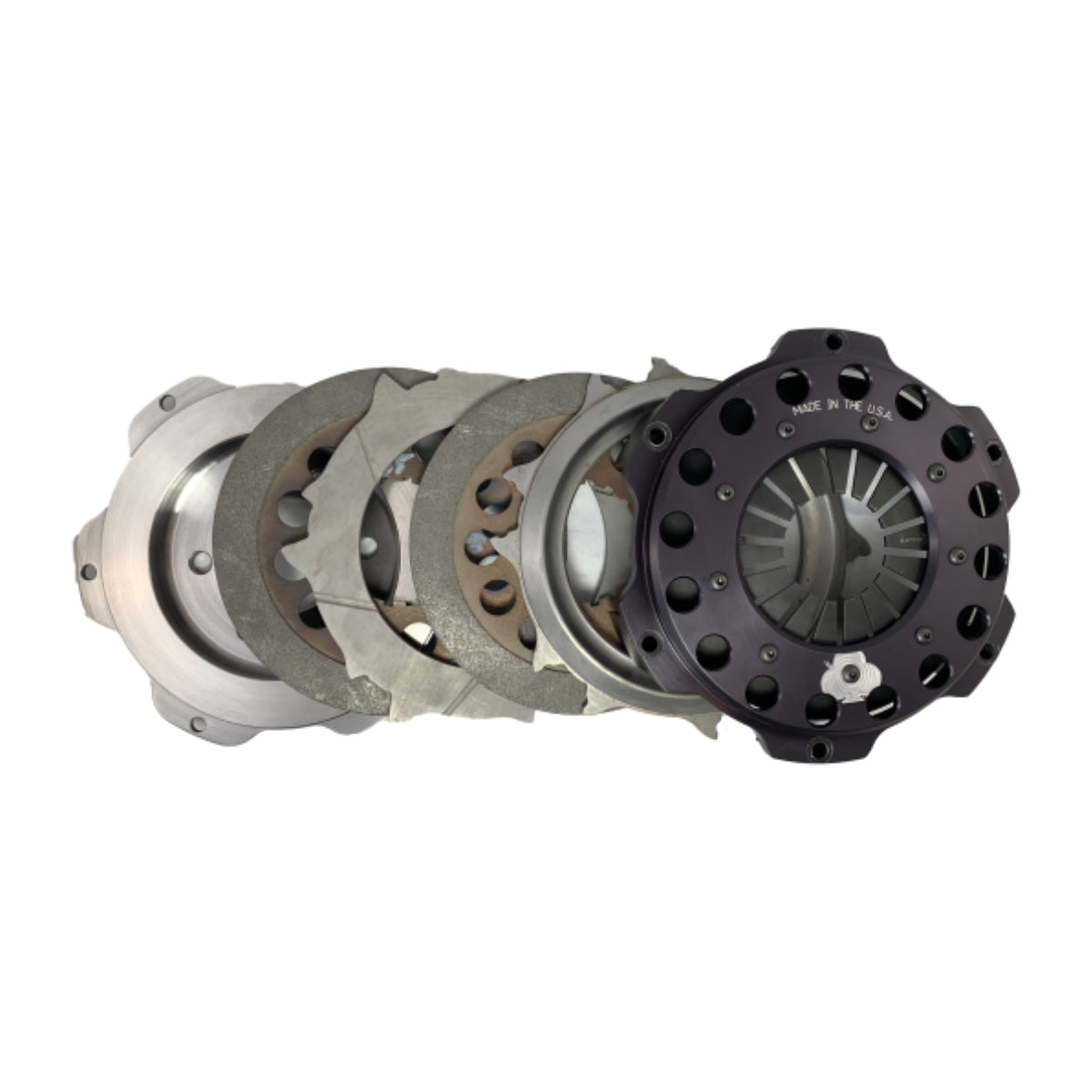 McLeod 7.25 Triple Disc: GM Kit with 2 Pc. Crk: Button Style Flywheel 1.125 x 26 Spline 725303-07