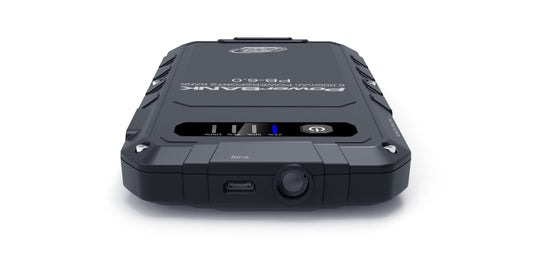 XS Power Batteries 6,000mAh PowerSports Bank. Gray plastic housing PB-6.0