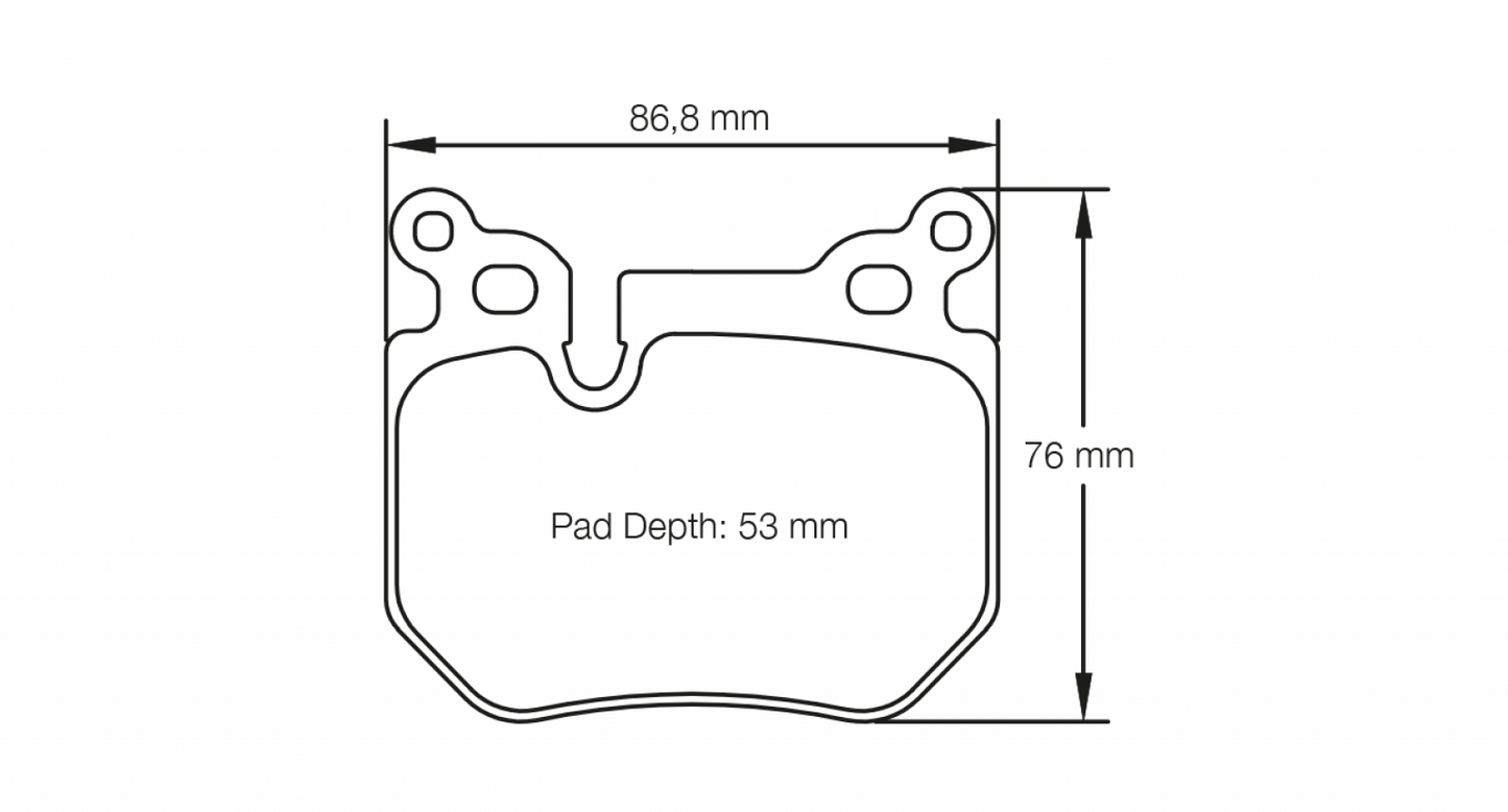 PAGID Racing Pagid BMW	3 Series M-Technic / 135i Rear Brake Pads 8085-RSL29