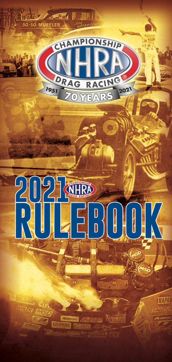 NHR2021 NHRA RULE BOOKS