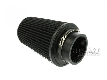 BOOST products Universal Air Filter 76mm (3") ID Connection, 200mm (7-7/8") Length Black IN-LU-200-076