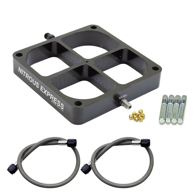 Nitrous Express Single Entry Crossbar 8500 Based Throttle Body Plate Conversion NX-NX639