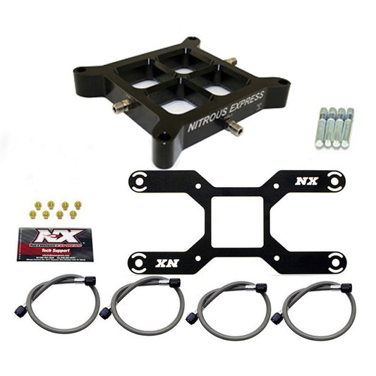 Nitrous Express DUAL STAGE BILLET CROSSBAR PLATE CONVERSION (50-800HP) (4150 FLANGE) NX-NX642