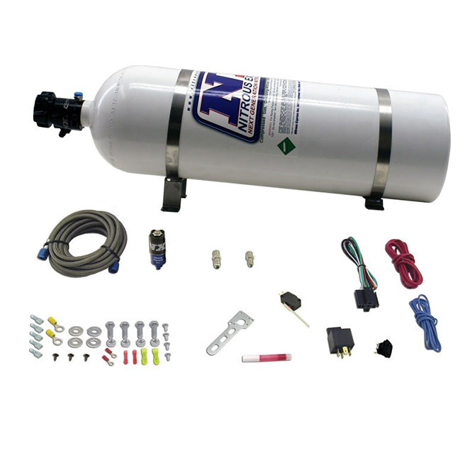 Nitrous Express DIESEL DRY NITROUS SYSTEM INCLUDES 15LB BOTTLE ALL MOUNTING HARDWARE FOR 50HP. NX-NXD11110