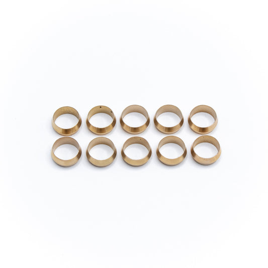 Deatschwerks Replacement Hard Line Compression Olives, 1/2 Inch (Pack Of 10) DEW-6-02-0119
