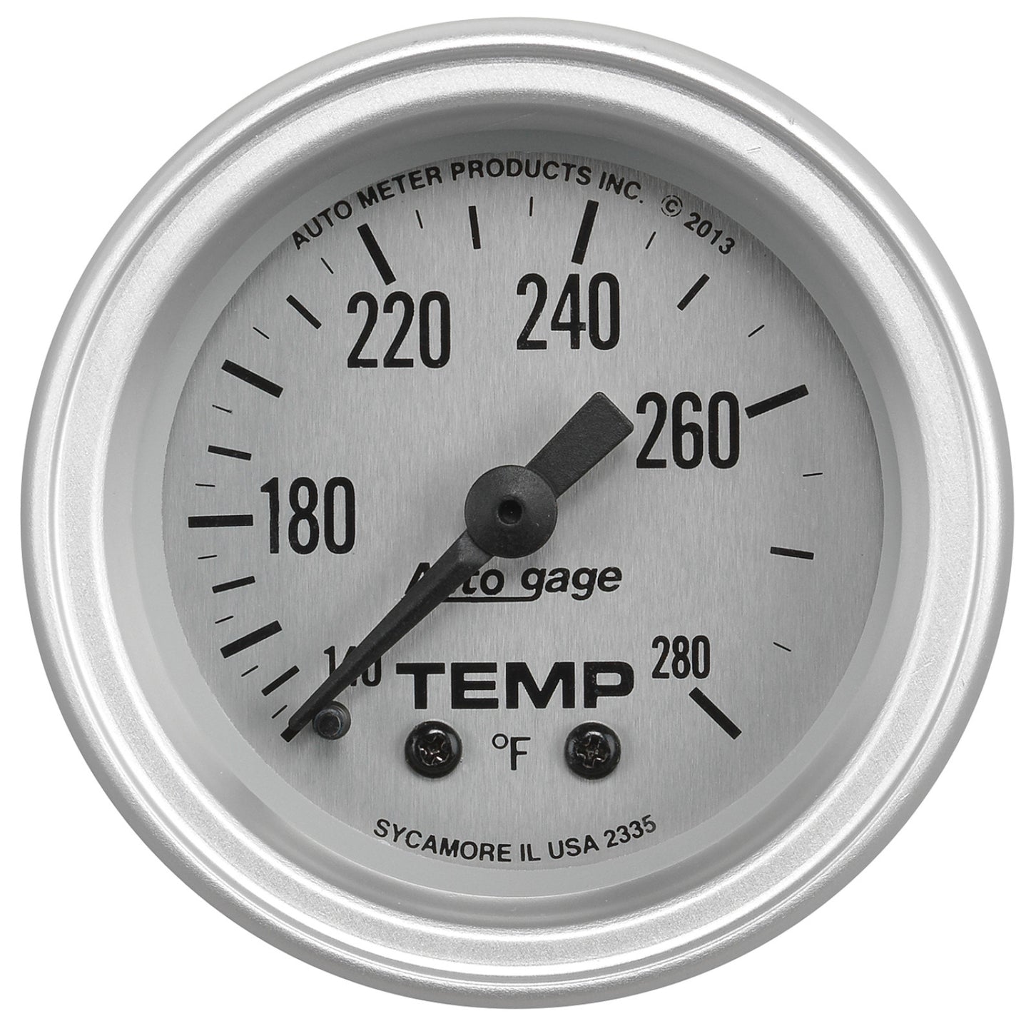 AutoMeter 5 in. IN-DASH TACHOMETER 0-8000 RPM SPEK-PRO WHITE/CHROME P238118