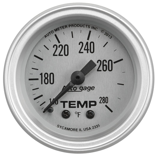 AutoMeter 5 in. IN-DASH TACHOMETER 0-8000 RPM SPEK-PRO WHITE/CHROME P238118