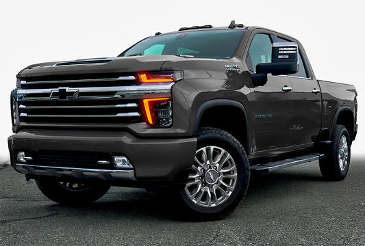 Oracle Lighting 1452-335 - 2020-2021 Chevrolet Silverado HD 2500/3500 ColorSHIFT RGB+W Headlight DRL Upgrade Kit