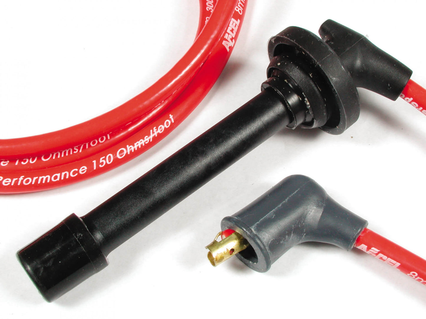 ACCEL Spark Plug Wires - 8mm THUNDERSPORT CUST FIT RED 7912R