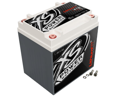 XS Power Batteries Lithium Racing 12V Batteries - M6 Terminal Bolts Included 2400 Max Amps Li-S30Q