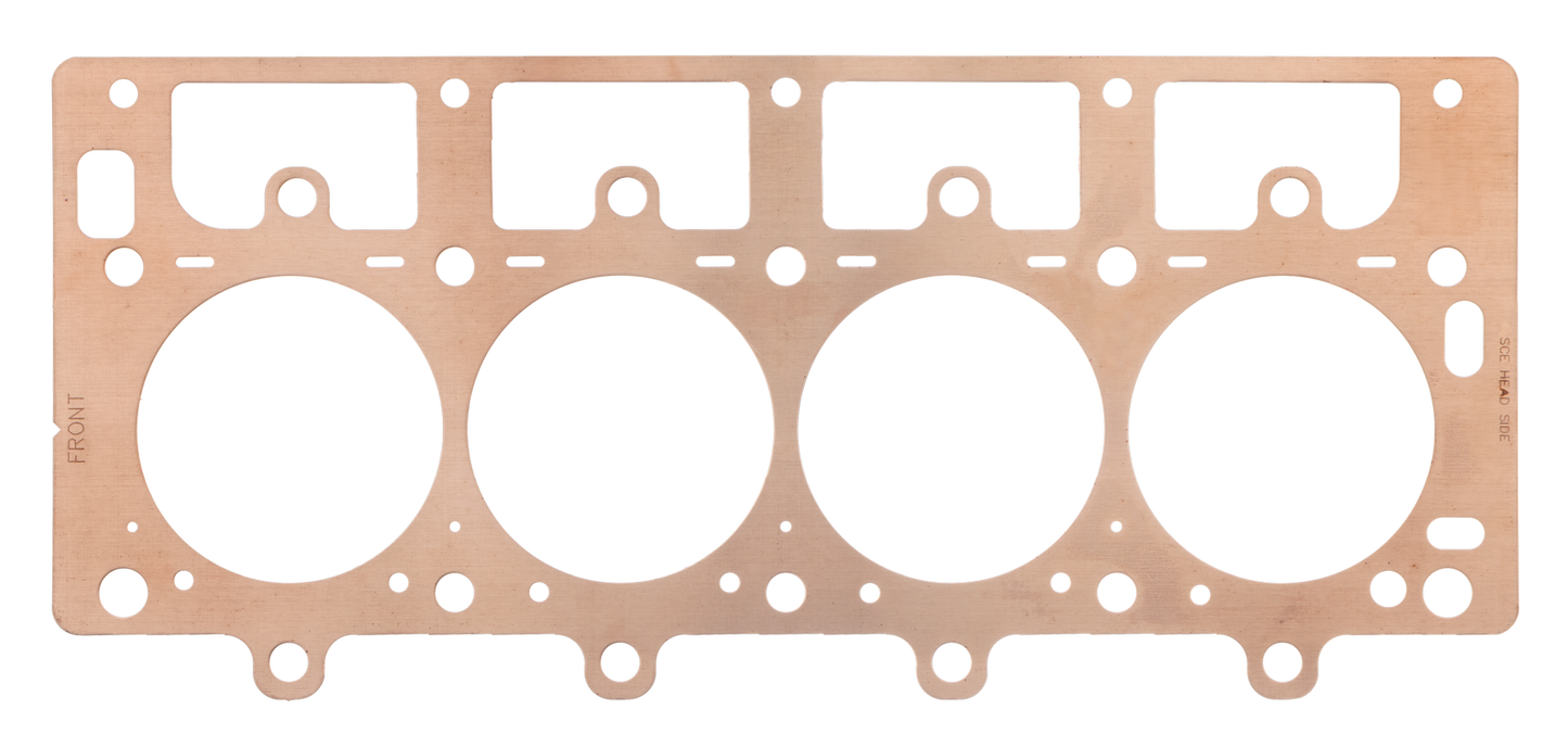 SCE Gaskets CHEVROLET/GM LS/LSX/LS7X 4.160 X .032 PRO COPPER HD GSKT LEF P191632L