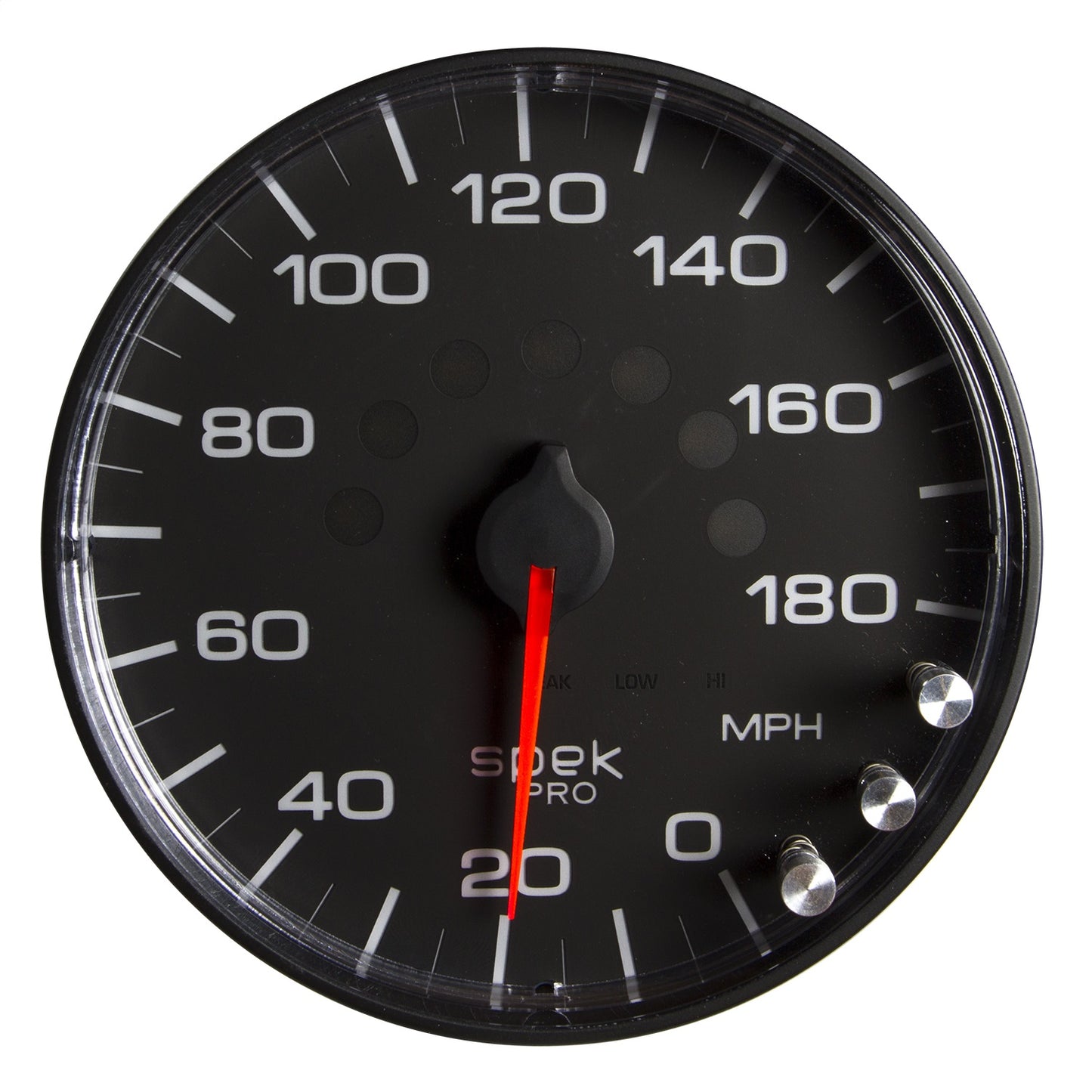 AutoMeter 5 in. SPEEDOMETER 0-180 MPH SPEK-PRO BLACK/BLACK P230328