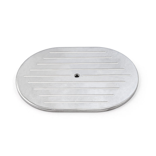 Speedmaster PCE103.1007 12" Aluminum Oval Ball Milled Air Cleaner Top