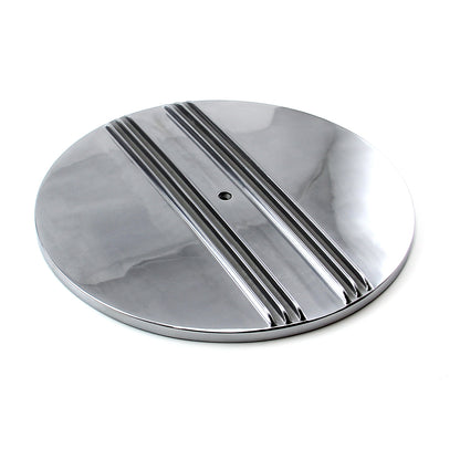 Speedmaster PCE103.1011 14" Aluminum Classic Finned Center Air Cleaner Top