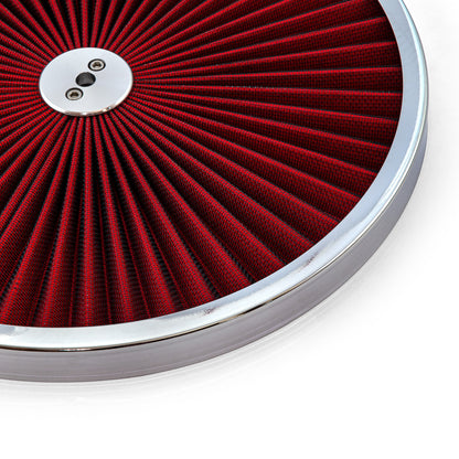 Speedmaster PCE103.1015 14" Extreme Style W/ Chrome Outer Ring Washable Air Cleaner Top