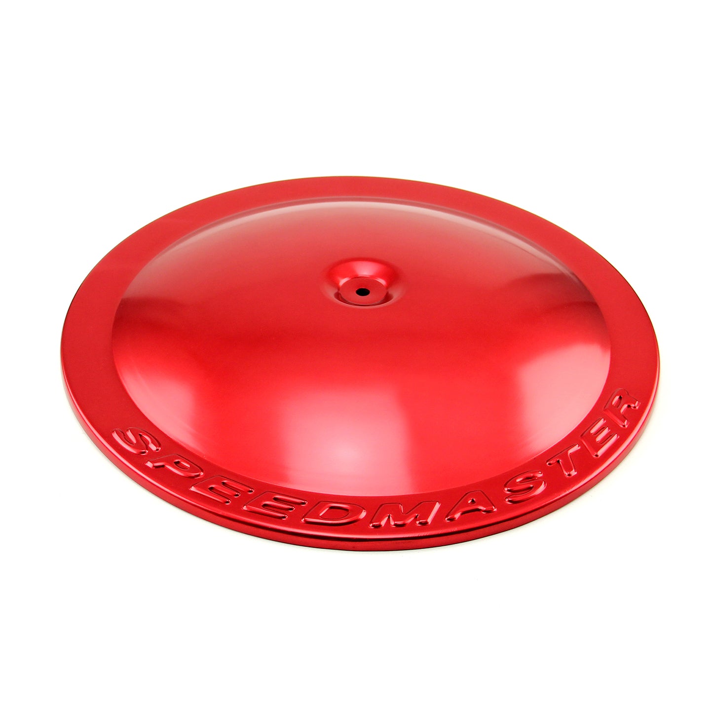 Speedmaster PCE103.1017 14" Round Aluminum Air Cleaner Top Only - Red