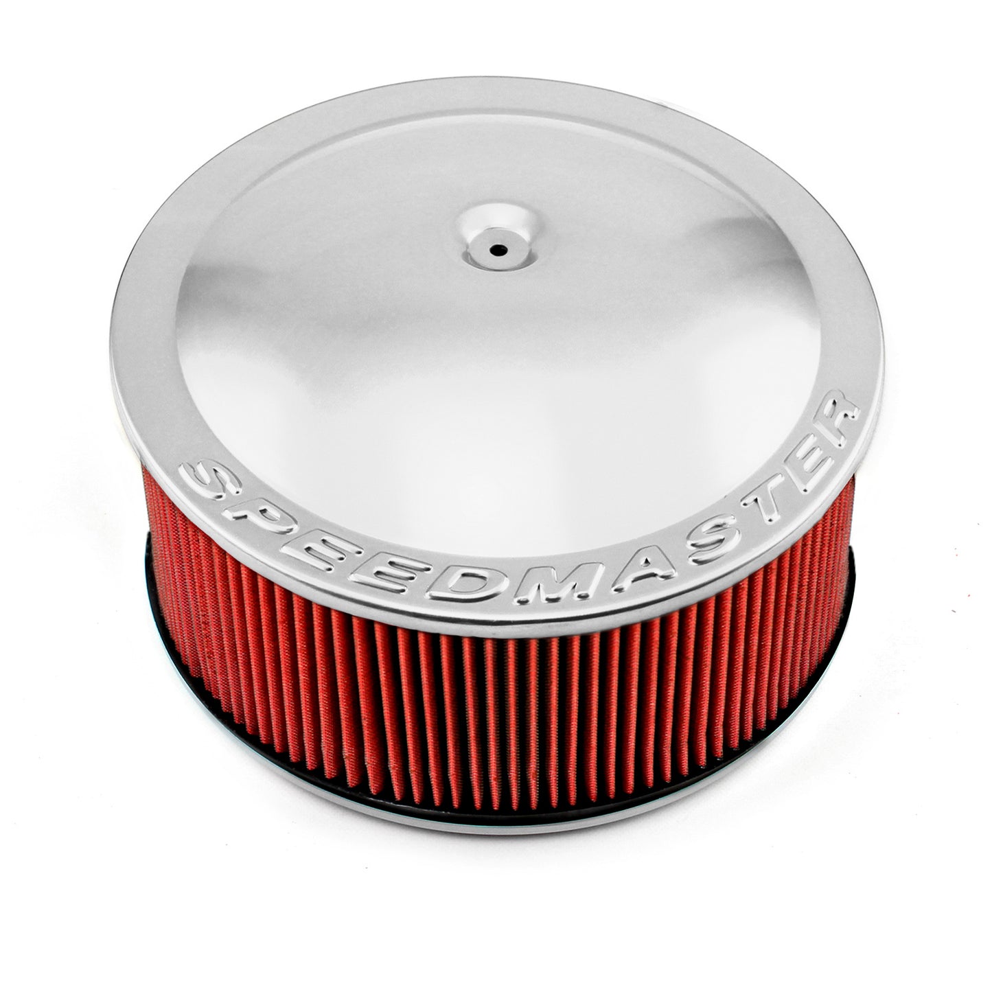 Speedmaster PCE104.1069 14" X 6" Washable Element Drop Base Aluminum Air Cleaner Silver