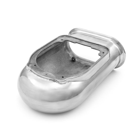 Speedmaster PCE106.1003 Polished Aluminum Single Carburetor Hilborn Style Hood Scoop