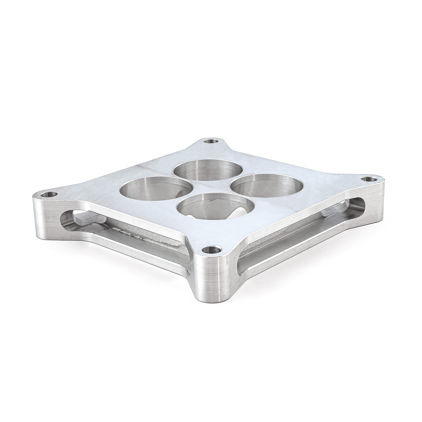 Speedmaster PCE120.1008 1" Aluminum 4150 CNC Machined Carburetor Spacer Square Bore 4 Port