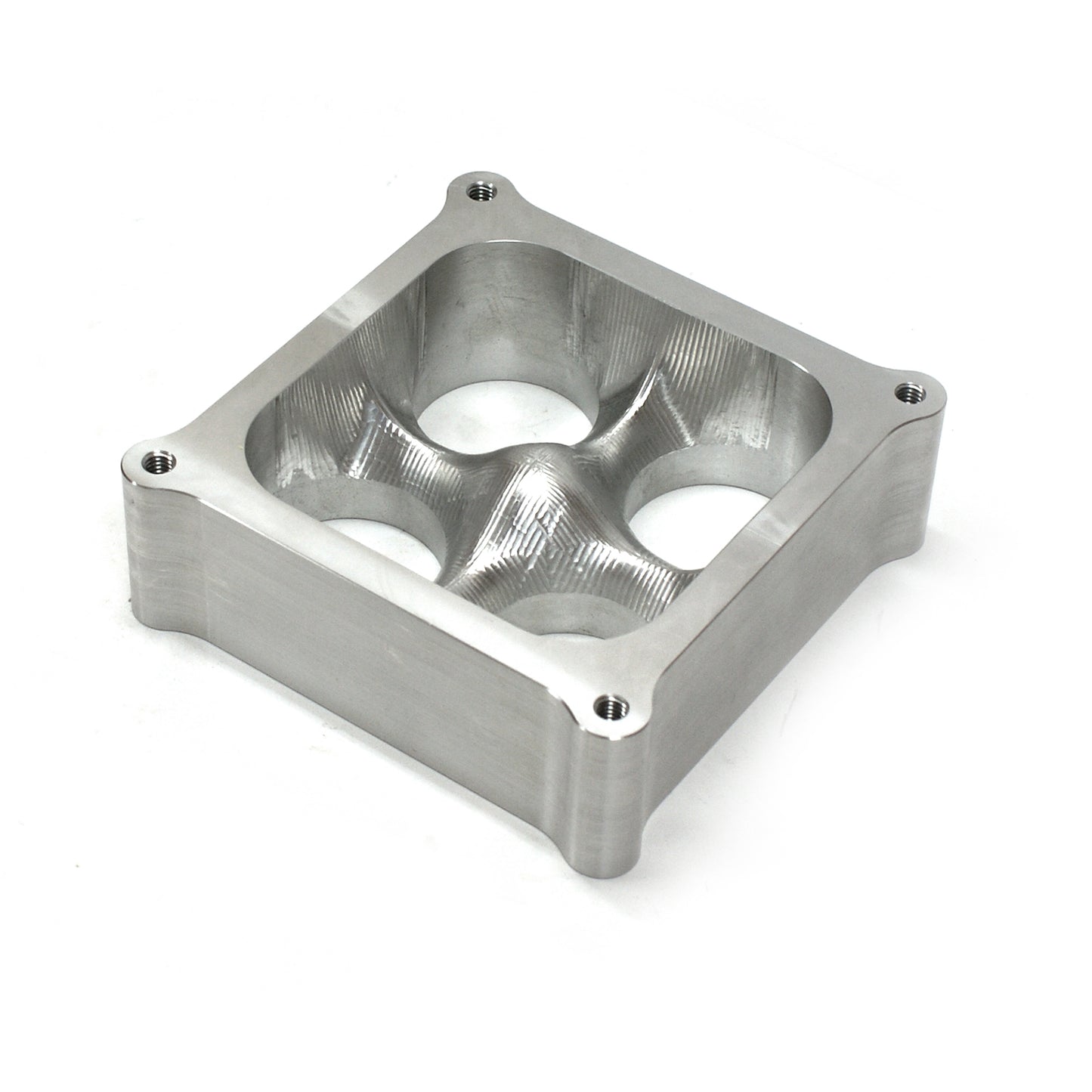 Speedmaster PCE120.1010 2" Aluminum 4500 CNC Machined Carburetor Spacer Square Bore 4 Port