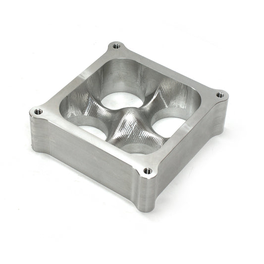 Speedmaster PCE120.1010 2" Aluminum 4500 CNC Machined Carburetor Spacer Square Bore 4 Port