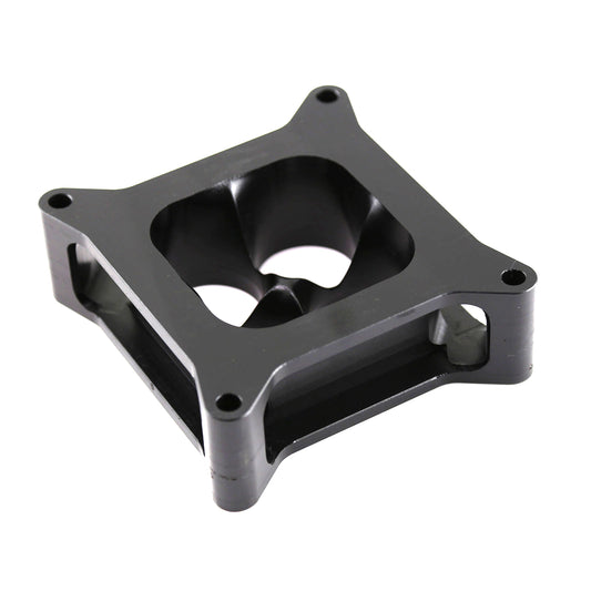 Speedmaster PCE120.1013 2" Aluminum 4150 CNC Machined Carburetor Spacer Square Bore 4 Port - Black