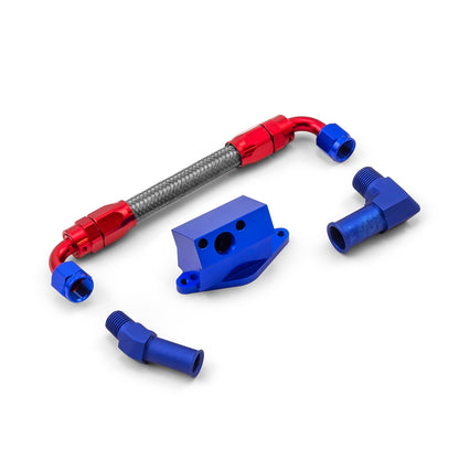 Speedmaster PCE137.1009 Fits Ford SB 289 302 351 Billet Aluminum Fuel Injector Rail Kit (OEM Angled EFI)