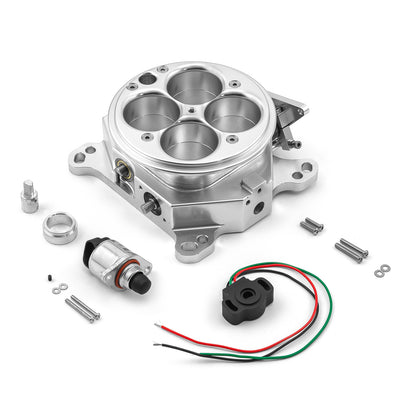 Speedmaster PCE138.1002.02 1200 CFM 4 Barrel 4150 Billet Throttle Body Kit