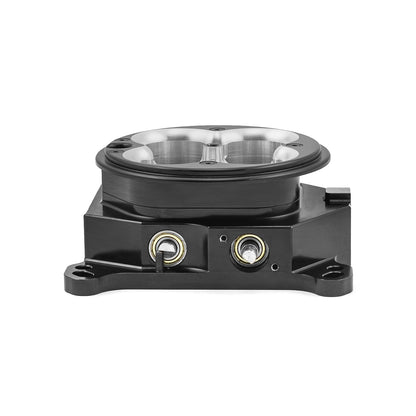 Speedmaster PCE138.1014 1200 Cfm 4 Barrel 4150 Billet CNC Machined Throttle Body - Black