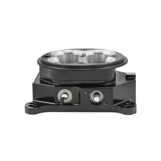 Speedmaster PCE138.1014 1200 Cfm 4 Barrel 4150 Billet CNC Machined Throttle Body - Black