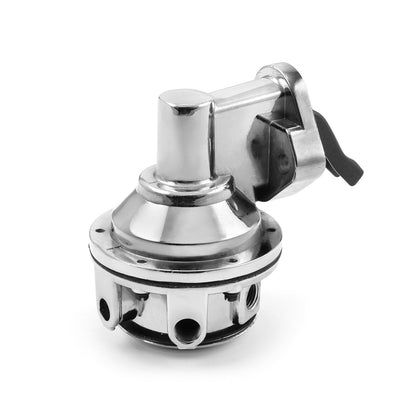 Speedmaster PCE146.1012 Fits Chevy BBC 454 High Volume Mechanical Fuel Pump Chrome 1/4" NPT Fitting